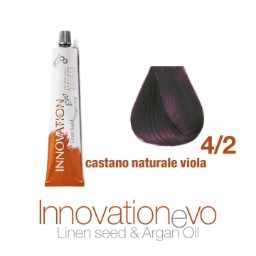Farba na vlasy s arganovým olejom BBcos Innovation EVO 4/2 100 ml