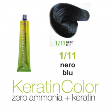 Farba na vlasy s keratínom BBcos Keratin Color 1/11 100 ml