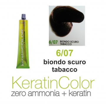 Farba na vlasy s keratínom BBcos Keratin Color 6/07 100 ml